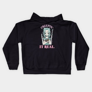 Creepin' It Real Halloween Kids Hoodie